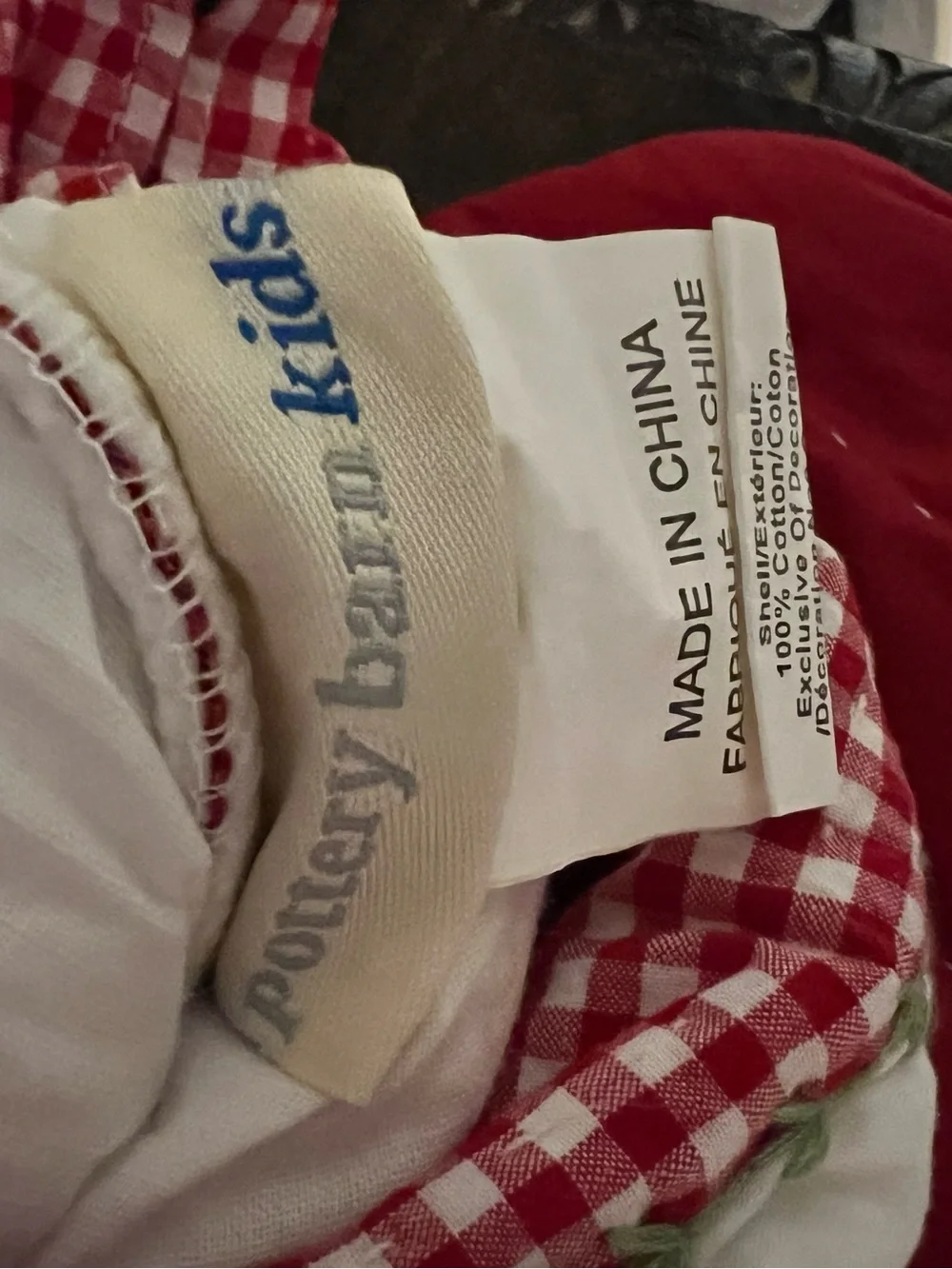 Pottery Barn Baby’s 1st Christmas Red Reindeer Holiday Stocking